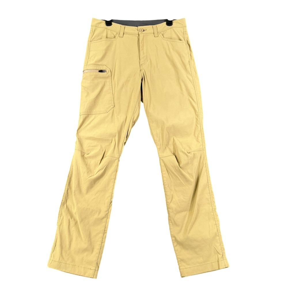 Eddie Bauer First Ascent Guide Pro Pants Mens 32x32 Tan Stretch Hiking Outdoor